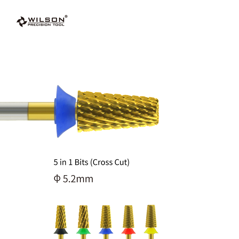 5.2m 5 in 1 Bits (Cross Cut) TiN Coating