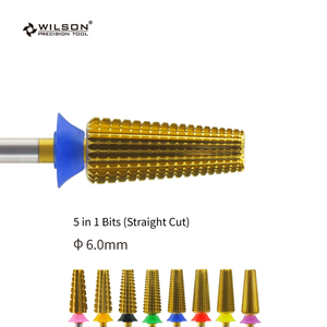 6.0mm 5 in 1 Bits (Strainght Cut) TiN Coating