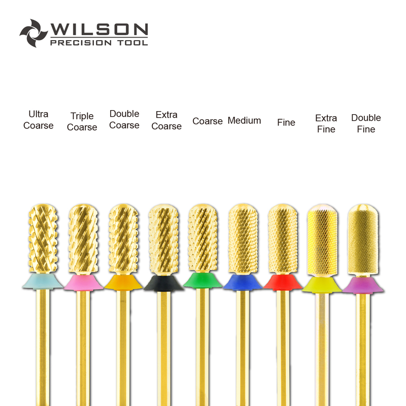 WILSON Large Barrel Smooth Top Bits Nail drill bits Remove gel carbide Manicure tool Nail accessories 