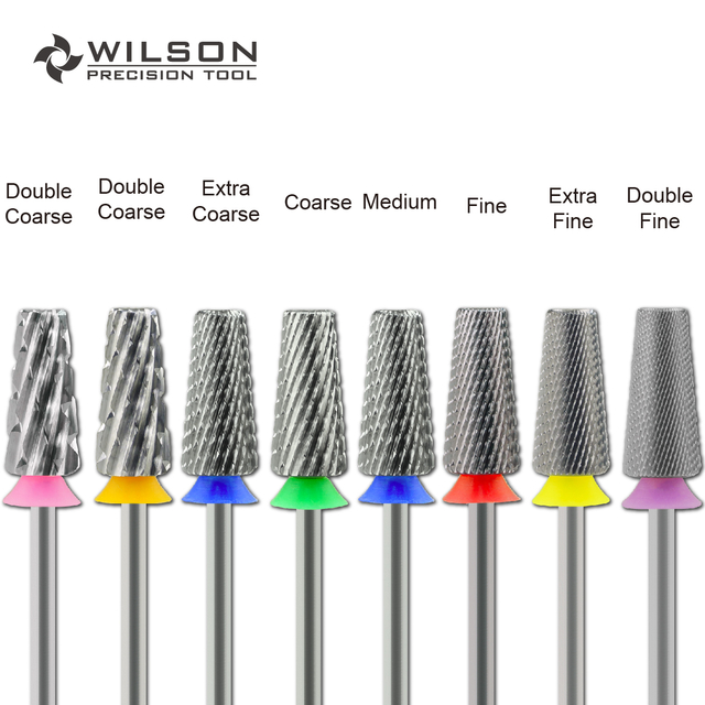 WILSON 5 in 1 Cross Cut Nail drill bits nail tools nail lathe strawberries Manicurenail lathe